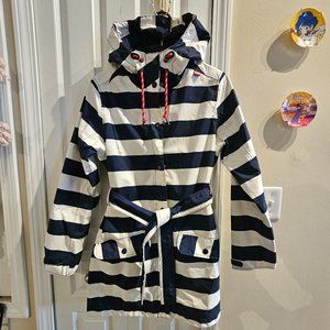Helly Hansen Womens Striped Rain Coat Size M